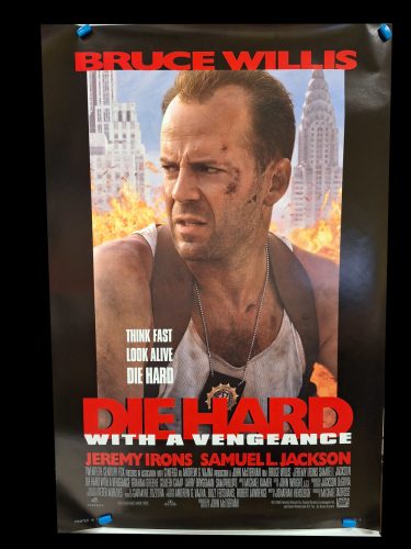 Die Hard with a vengeance (Az élet mindig drága) USA kiadású filmplakát