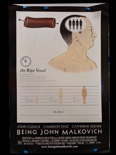 Being John Malkovich (John Malkovich menet) USA kiadású filmplakát