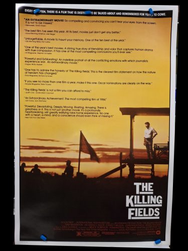 The Killing Fields (Gyilkos Mezők) USA kiadású filmplakát