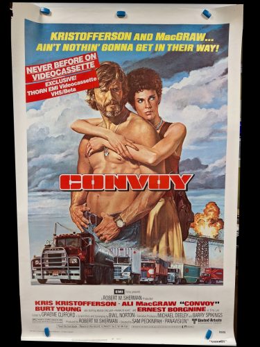 Convoy (Konvoj) USA kiadású filmplakát