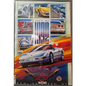   USA Autós plakát, az egymilliomodik legyártott Chevrolet Corvette 1992.Július