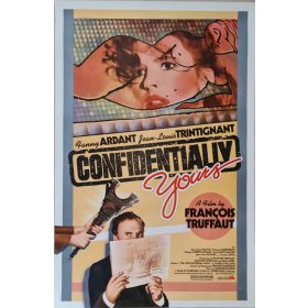   Confidentially Yours (Végre vasárnap) eredeti USA kiadású filmplakát,moziplakát