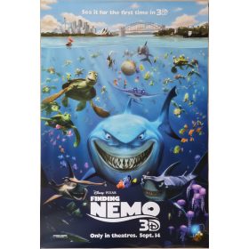   Finding Nemo (Némó nyomában) eredeti USA kiadású filmplakát,moziplakát
