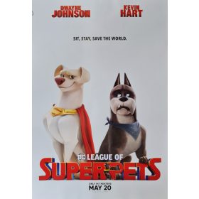   DC League of Super-Pets (DC Szuperállatok ligája) eredeti USA kiadású filmplakát,moziplakát