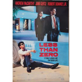   Less Than Zero (Fagypont alatt) eredeti USA kiadású filmplakát,moziplakát