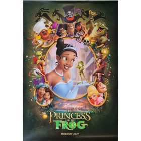   The Princess and the Frog (A hercegnő és a béka) eredeti USA kiadású filmplakát,moziplakát