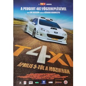Taxi 4. eredeti filmplakát,moziplakát