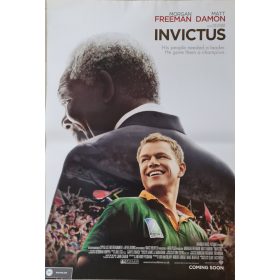   Invictus - A legyőzhetetlen eredeti USA kiadású filmplakát,moziplakát