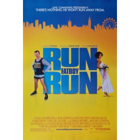   Run Fatboy Run, (Fuss, dagi, fuss) eredeti USA kiadású filmplakát,moziplakát