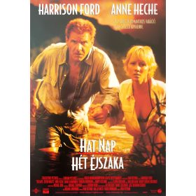   Hat nap, hét éjszaka, B1-es méretű filmplakát,moziplakát, Harrison Ford, Anne Heche