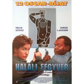   Haláli fegyver, B1-es méretű filmplakát,moziplakát, 1993, Emilio Estevez, Samuel L. Jackson