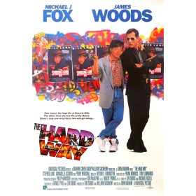   The hard way, (Jobb ma egy zsaru, mint holnap kettő), USA kiadású filmplakát,moziplakát