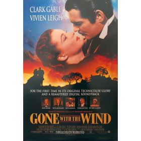   Gone with the wind (1998-as újrajátszás), USA kiadású filmplakát,moziplakát