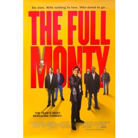   The full monty, (Alul semmi), USA kiadású filmplakát,moziplakát