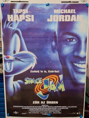 Spaca Jam (Zűr az űrben) moziplakát, filmplakát, 1996 (Michael Jordan)