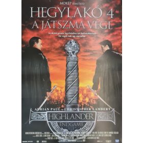   Hegylakó 4. – A játszma vége, eredeti filmplakát,moziplakát