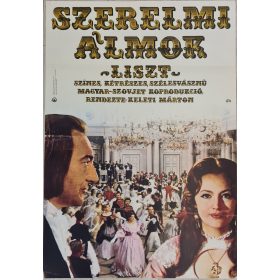 Szerelmi álmok – Liszt, eredeti filmplakát,moziplakát
