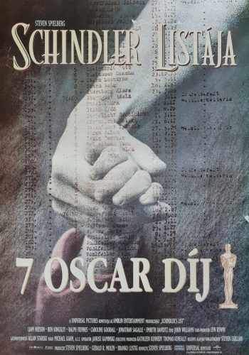 Schindler listája, eredeti filmplakát