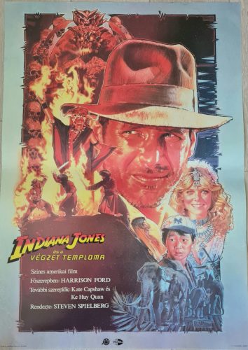 Indiana Jones és a végzet temploma, eredeti filmplakát