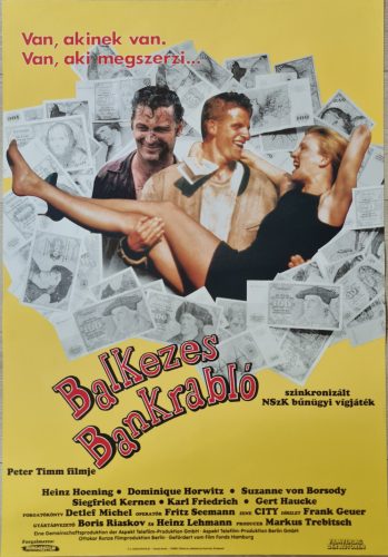 Balkezes bankrabló, eredeti filmplakát