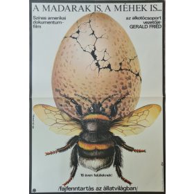 A madarak is, a méhek is, eredeti filmplakát,moziplakát
