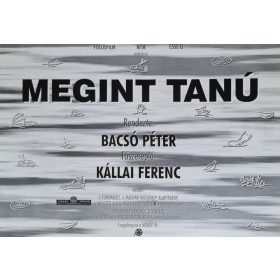 Megint tanú, eredeti filmplakát,moziplakát