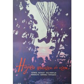Hajsza szárazon és vízen, eredeti filmplakát,moziplakát