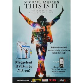   Michael Jackson's This Is It, eredeti filmplakát,moziplakát