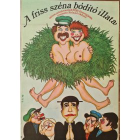   A friss széna bódító illata, eredeti filmplakát,moziplakát