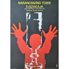   Narancsszínű tüzek éjszakája, eredeti filmplakát,moziplakát