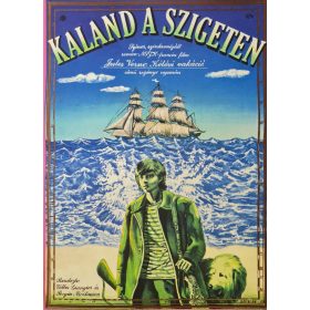 Kaland a szigeten, eredeti filmplakát,moziplakát