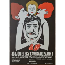   Jöjjön el egy kávéra hozzánk, eredeti filmplakát,moziplakát