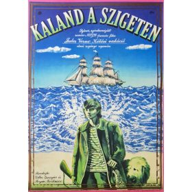 Kaland a szigeten, eredeti filmplakát,moziplakát