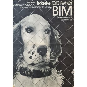 Fekete fülű fehér Bim, eredeti filmplakát,moziplakát