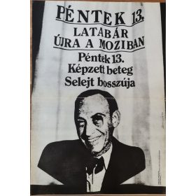 Péntek 13, eredeti filmplakát,moziplakát