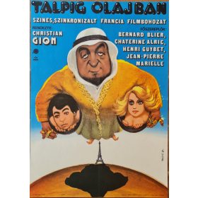Talpig olajban, eredeti filmplakát,moziplakát