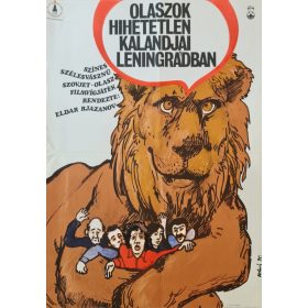   Olaszok hihetetlen kalandjai Leningrádban, eredeti filmplakát,moziplakát