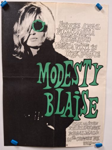 Modesty Blaise, eredeti filmplakát, 1966