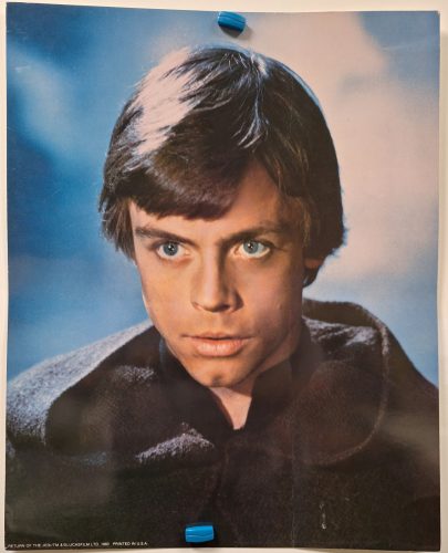 Csillagok háborúja,Jedi Visszatér,Promóciós nagyméretű fotó, Lucasfilm, 1983, Mark Hamill, Luke Skywalker