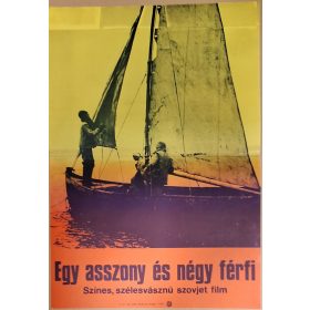 Egy asszony és négy férfi eredeti filmplakát,moziplakát