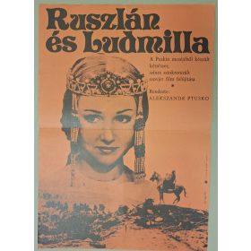Ruszlám és Ludmilla eredeti moziplakát (Puskin)