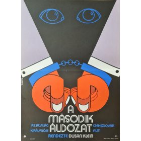 A második áldozat eredeti filmplakát,moziplakát