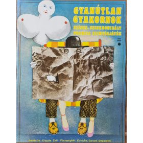 Gyanútlan gyakornok eredeti filmplakát,moziplakát