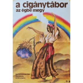   A cigánytábor az égbe megy eredeti filmplakát,moziplakát