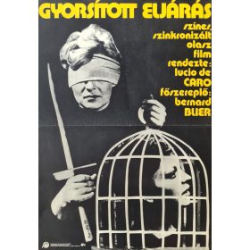 Gyorsított eljárás eredeti filmplakát,moziplakát