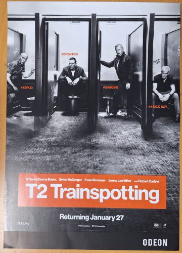 Trainspotting 2 T2 promóciós kisplakát 2017