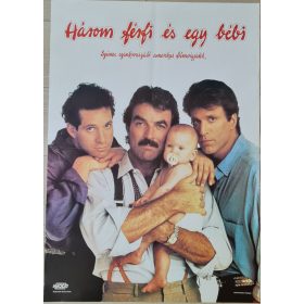 Három férfi és egy bébi, eredeti filmplakát,moziplakát