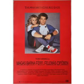   Magas barna férfi felemás cipőben, eredeti filmplakát,moziplakát