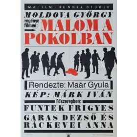 Malom a pokolban, eredeti filmplakát,moziplakát