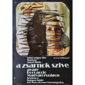   A zsarnok szíve, avagy Boccaccio Magyarországon, eredeti filmplakát,moziplakát